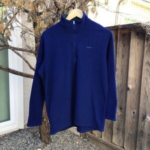 Vintage Patagonia capilene 1/4 zip pullover men’s large fleece sweater jacket